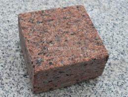 Мапл Рэд (Maple Red) гранит брусчатка 50х50, фото Купить Мапл Рэд (Maple Red) гранит брусчатка 50х50 в Фрязино